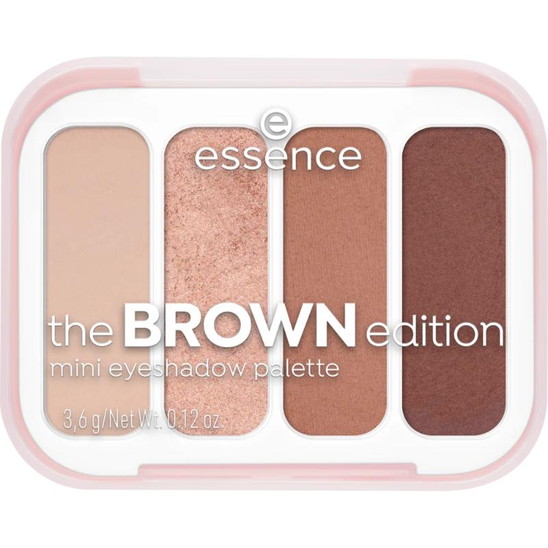 essence the BROWN edition mini eyeshadow palette