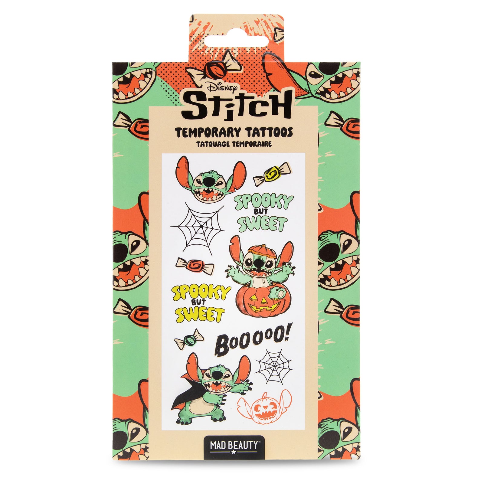 Mad Beauty Stitch Halloween Temporary Tattoos