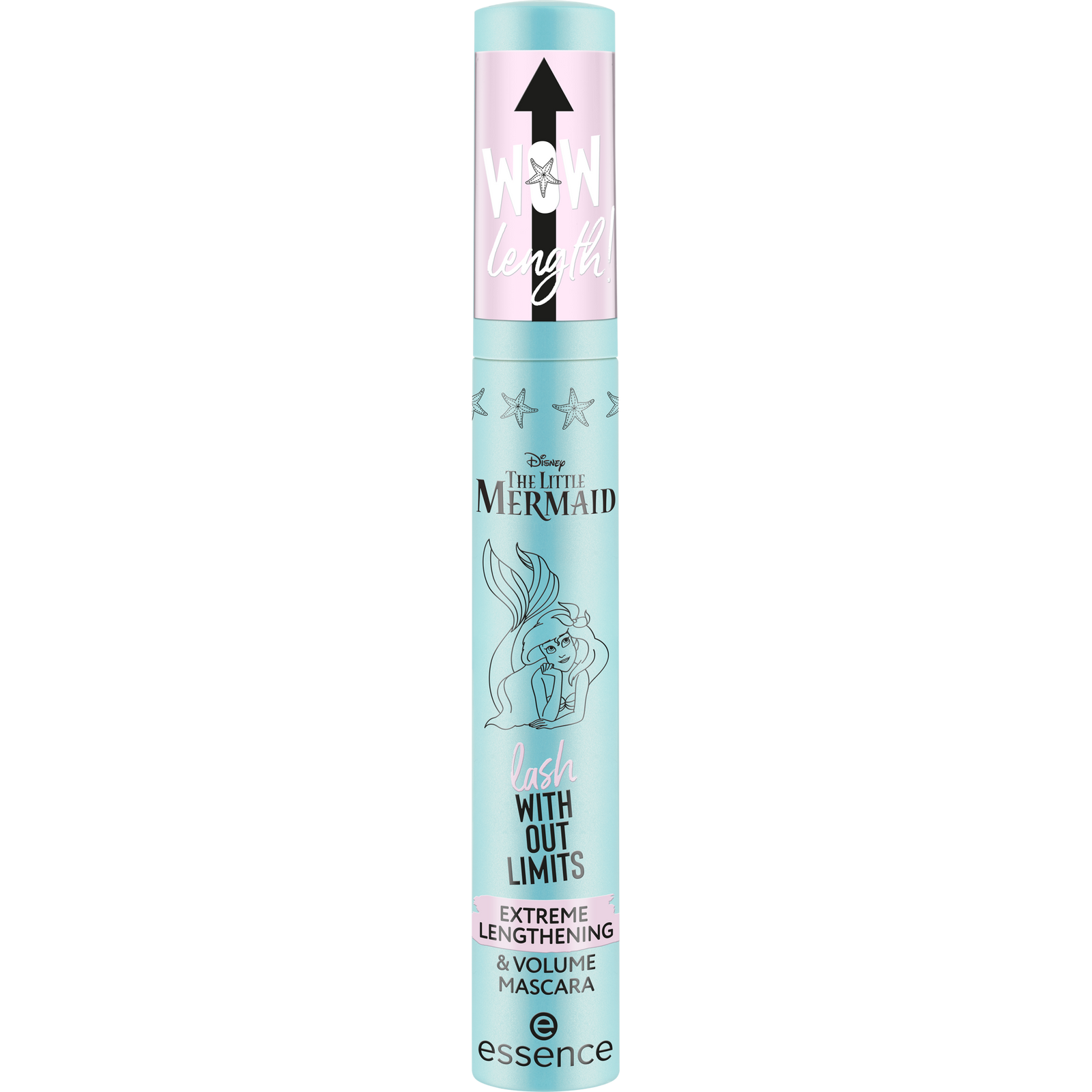 essence Disney THE LITTLE MERMAID lash WITHOUT LIMITS EXTREME LENGTHENING & VOLUME MASCARA