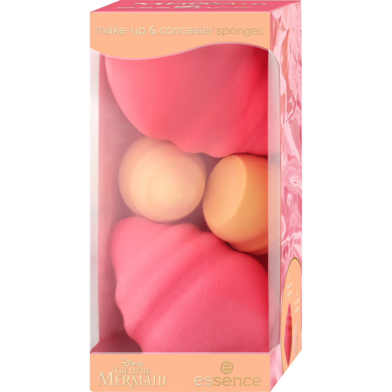 essence Disney THE LITTLE MERMAID make-up and concealer sponges