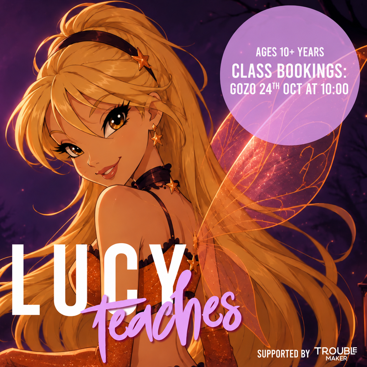 🧚‍♀️ Winx-Inspired Glam Makeup Look – Halloween Special in Gozo ✨🎃 (Ages 10+) – Sat 24th Oct, 10:00PM–12:00PM – Gozo