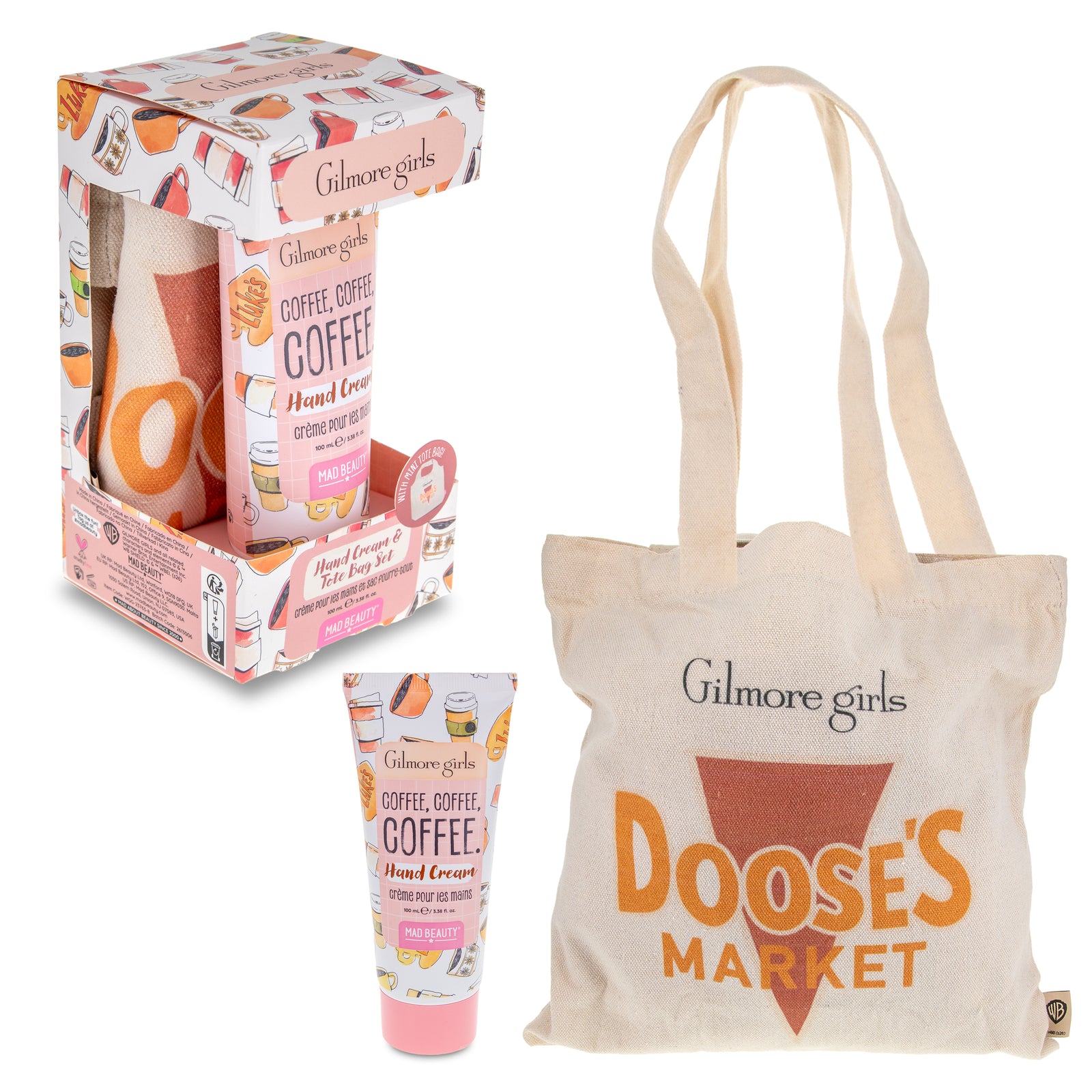 Mad Beauty Gilmore Girls Hand Cream and Tote Bag