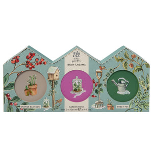 Heathcote & Ivory In The Garden - Body Cream Trio