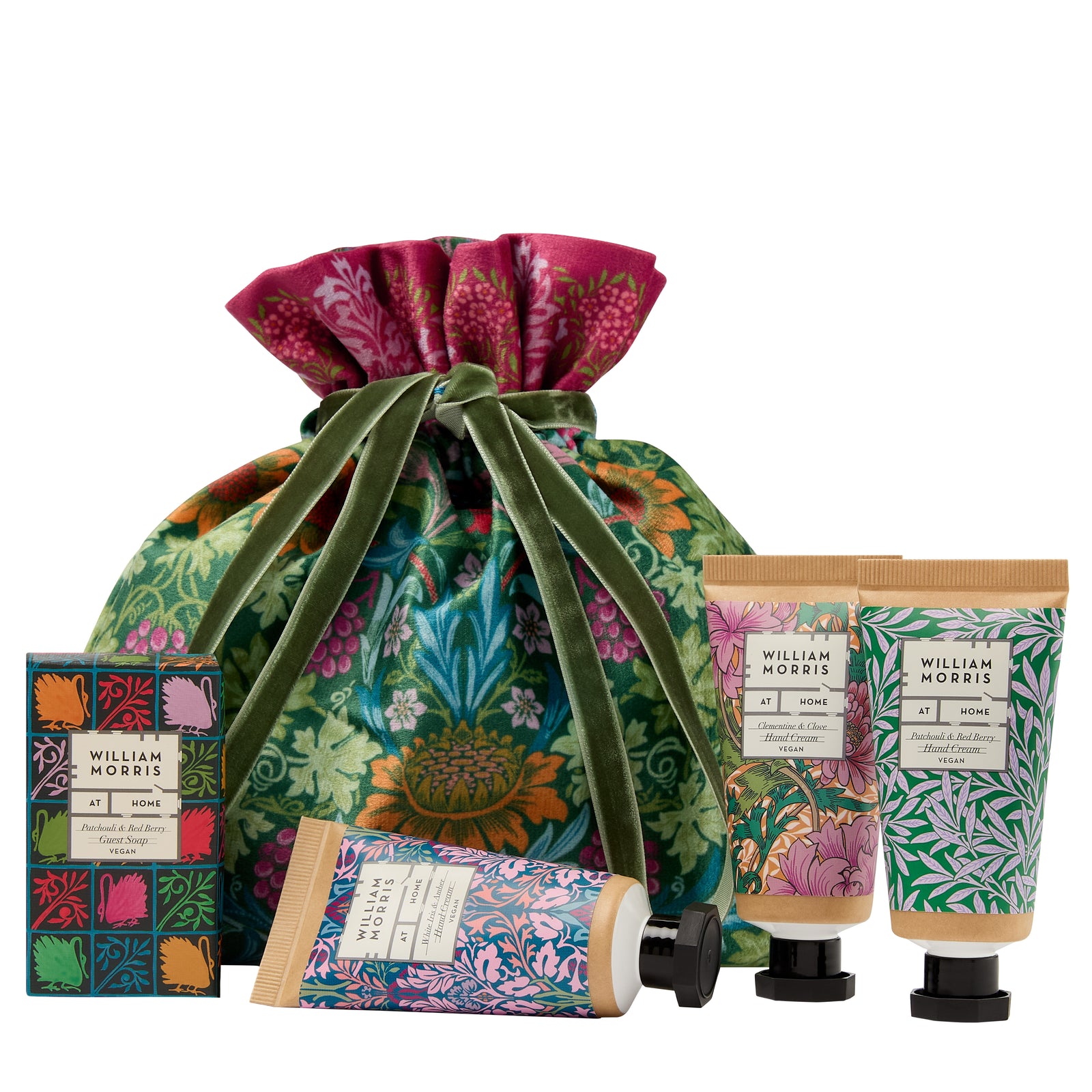 Heathcote & Ivory William Morris Home Sunflower Swan - Velvet Pouch