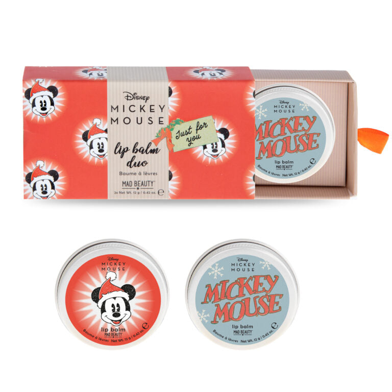 Mad Beauty MB Mickey Jingle All The Way Lip Balm Duo