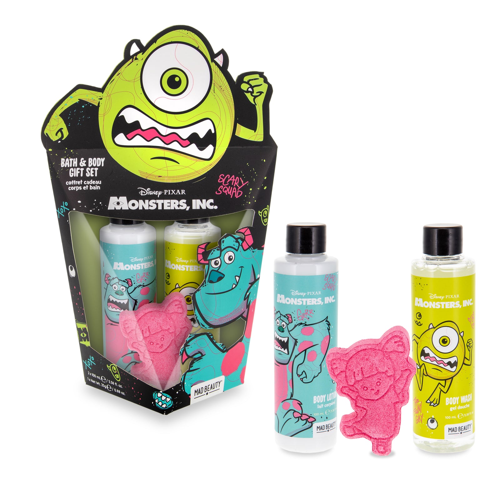 Mad Beauty Monsters Inc Bath and Body Set