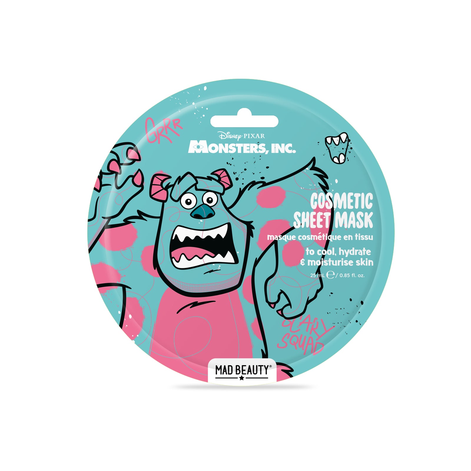 Mad Beauty Monsters Inc Cosmetic Face Mask - Sulley