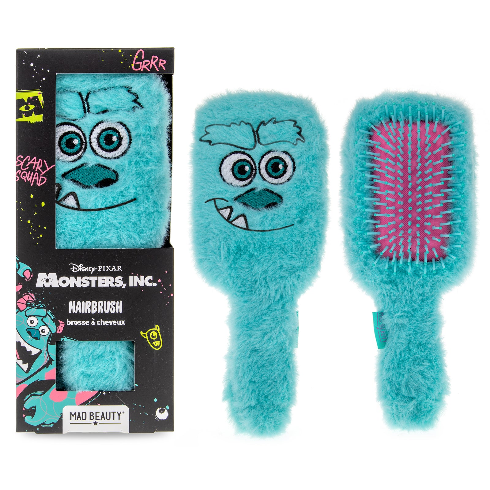 Mad Beauty Monsters Inc Fluffy Hairbrush