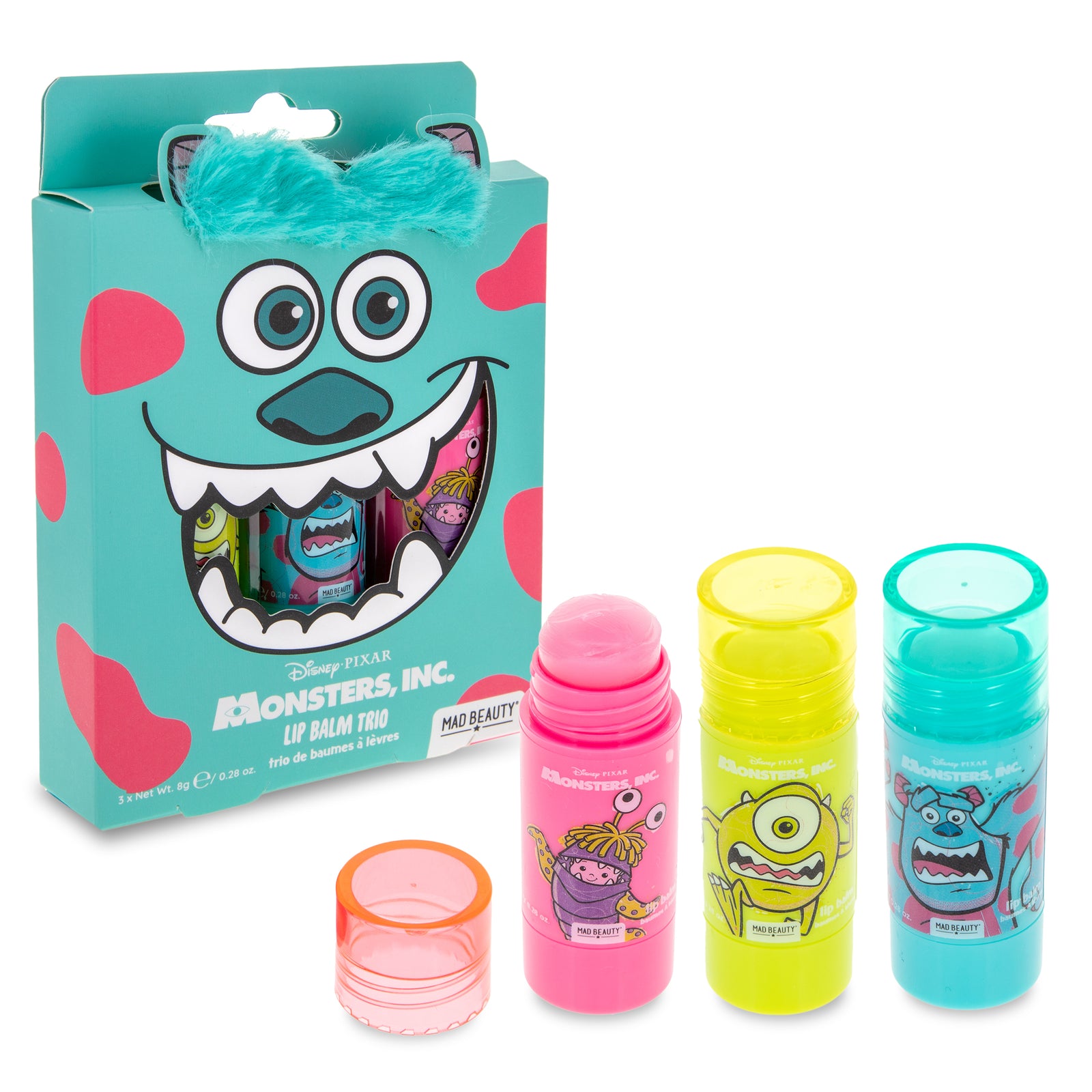 Mad Beauty Monsters Inc Lip balm trio
