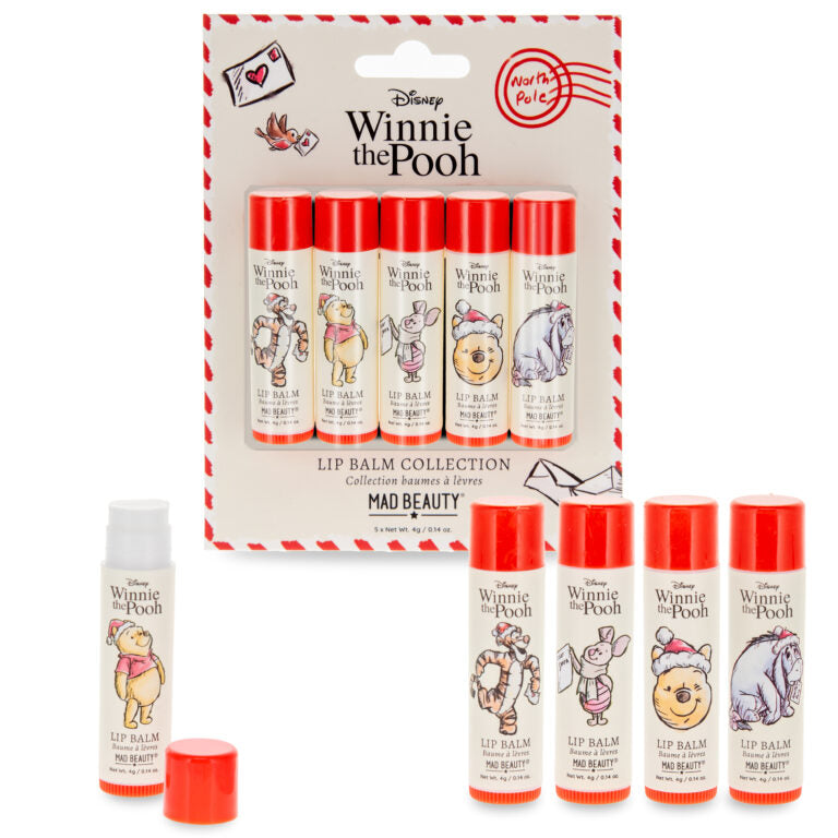 Mad Beauty Winnie The Pooh - Festive Lip Balm Collection