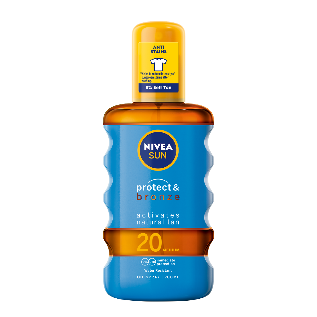 Nivea Sun Protect & Bronze Oil SPF20 200Ml