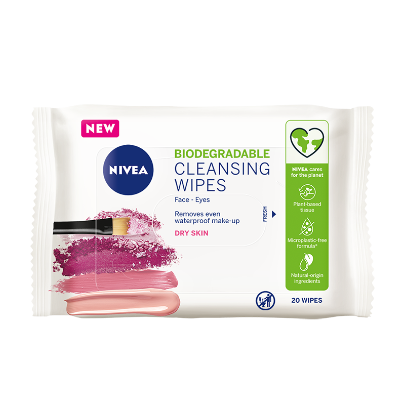 NIVEA Cleansing Wipes Dry/Sensitive Skin x20