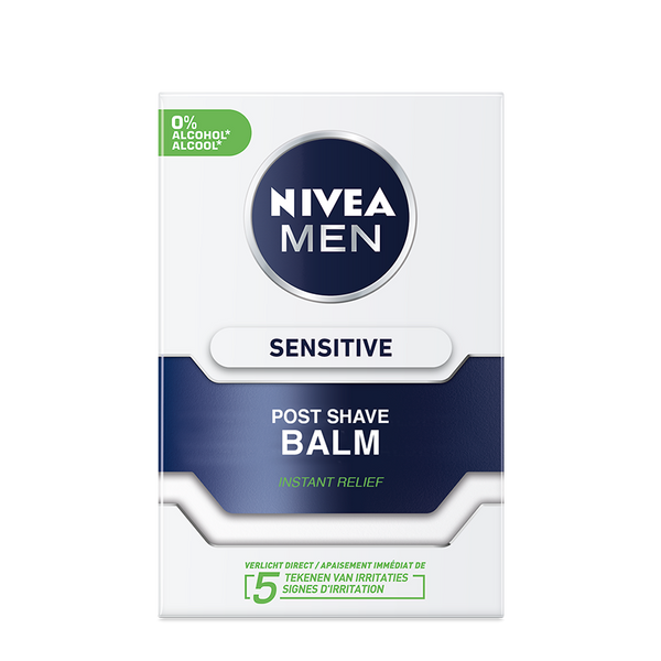 NIVEA Postshave Balm Sensitive 100ml LUCY MAKEUP STORE MALTA