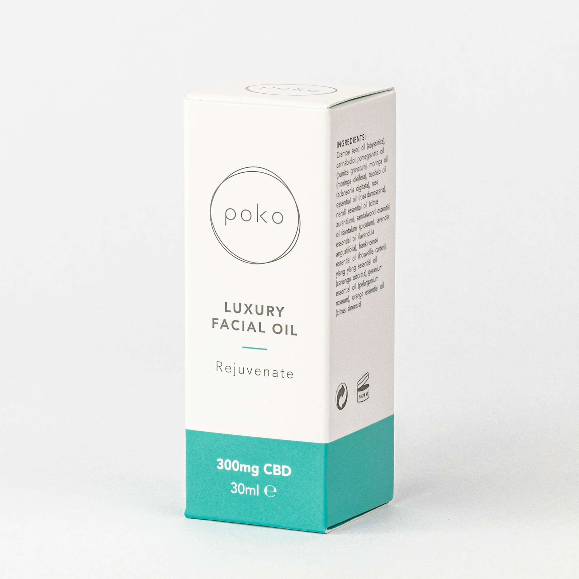 POKO Luxury Facial Oil 30ml using 13 natural oils For dryness, sun spots & uneven skin tone