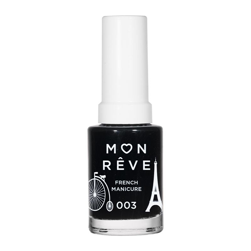 Mon Reve French Manicure - Black Tip 003