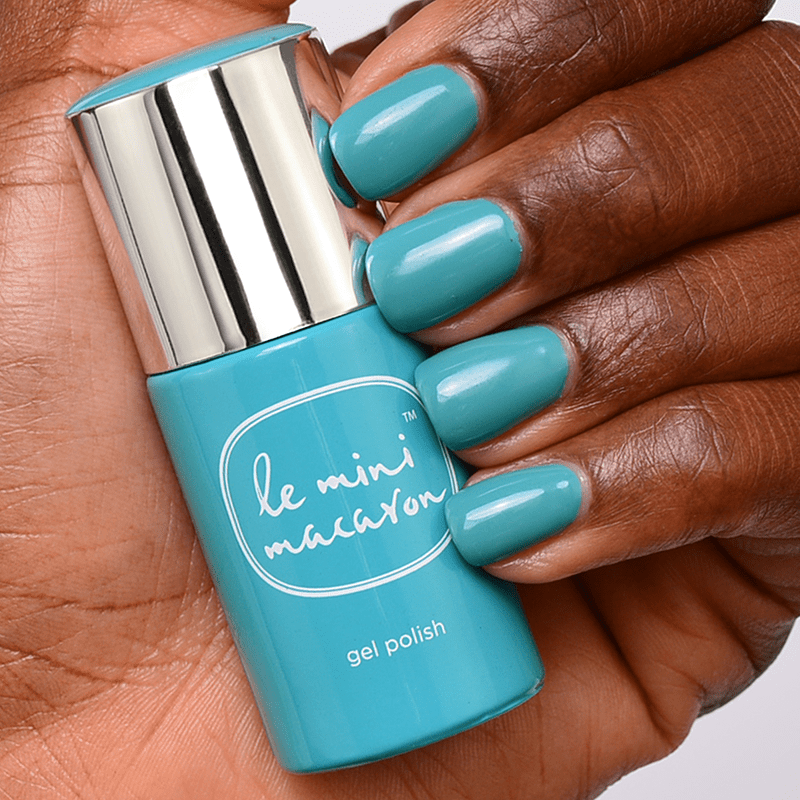 Le Mini Macaron Gel Polish - Blue Lagoon