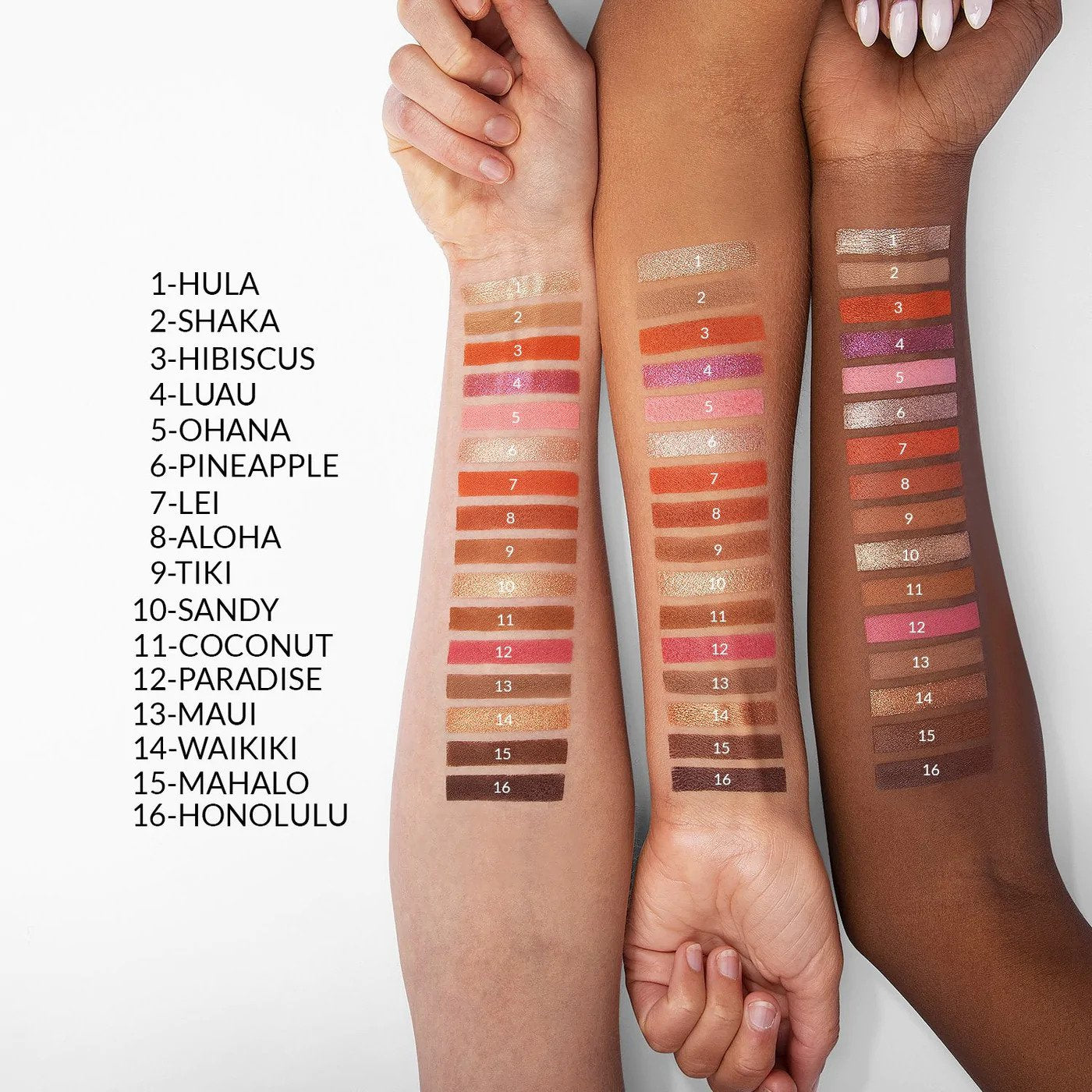 BH Cosmetics Hangin' In Hawaii 16 Colour Eyeshadow Palette