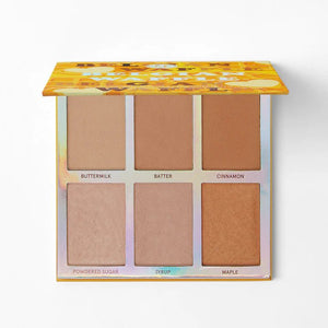 BH Cosmetics Belgian Waffle 6 Color Baked Bronzer & Highlighter Palette