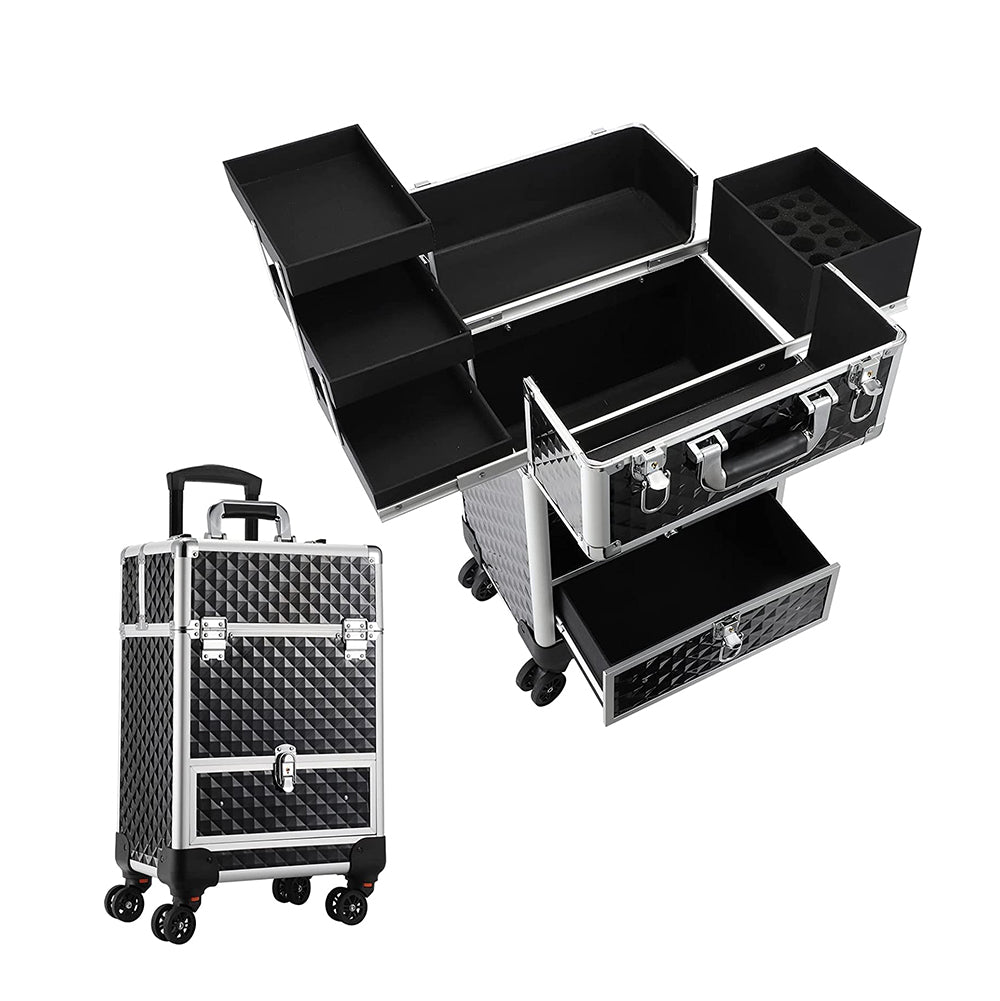 Big Trolley Make Up Case - Black