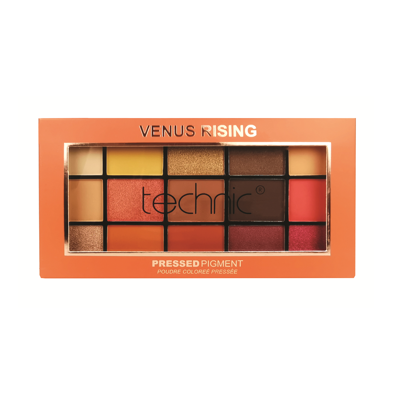 Technic Pressed Pigment Eyeshadow Palette - 15 Shades