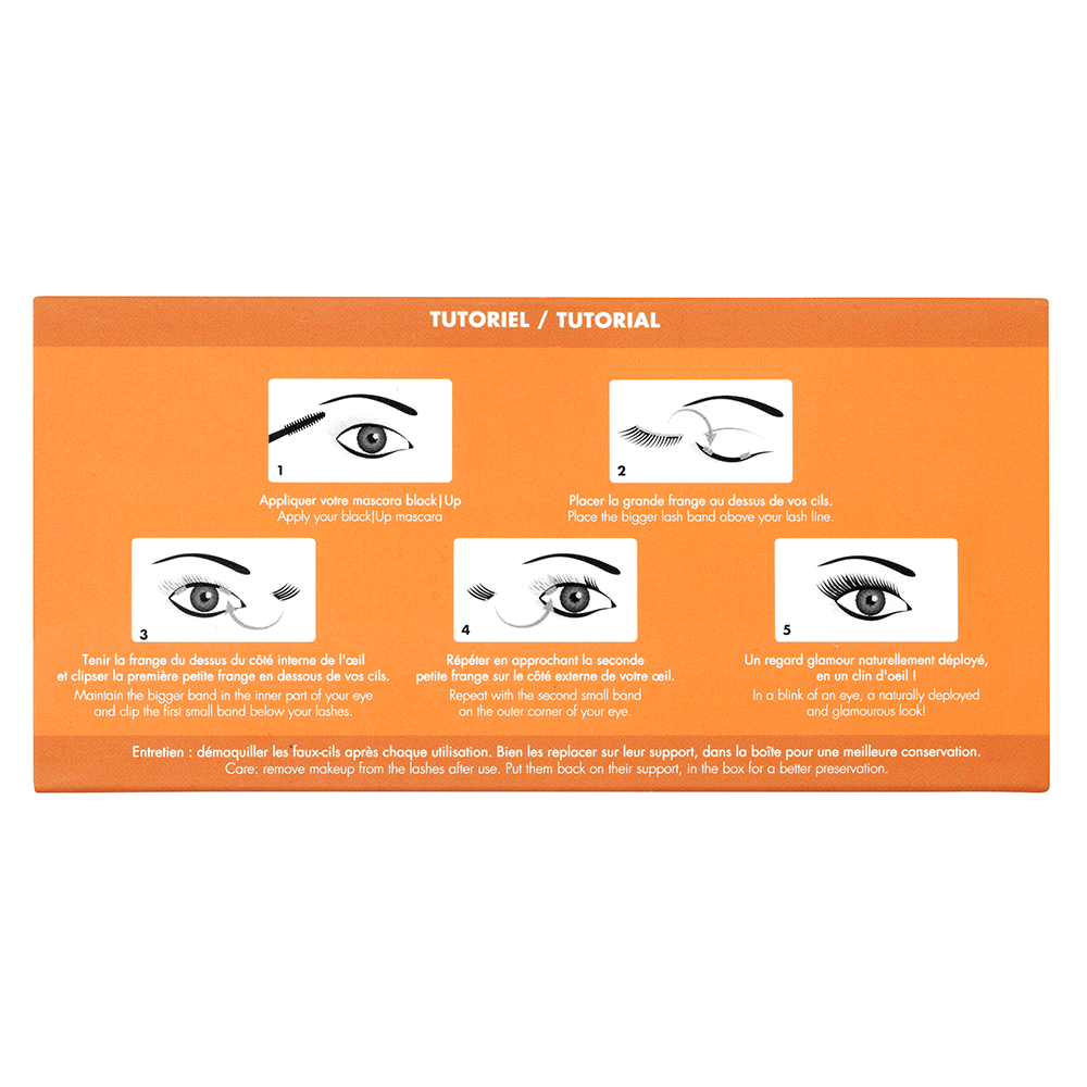 BlackUp Magnetic False Lashes N°07