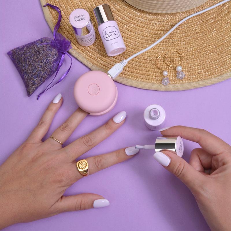 Le Mini Macaron Gel Polish - Creme De Lavande