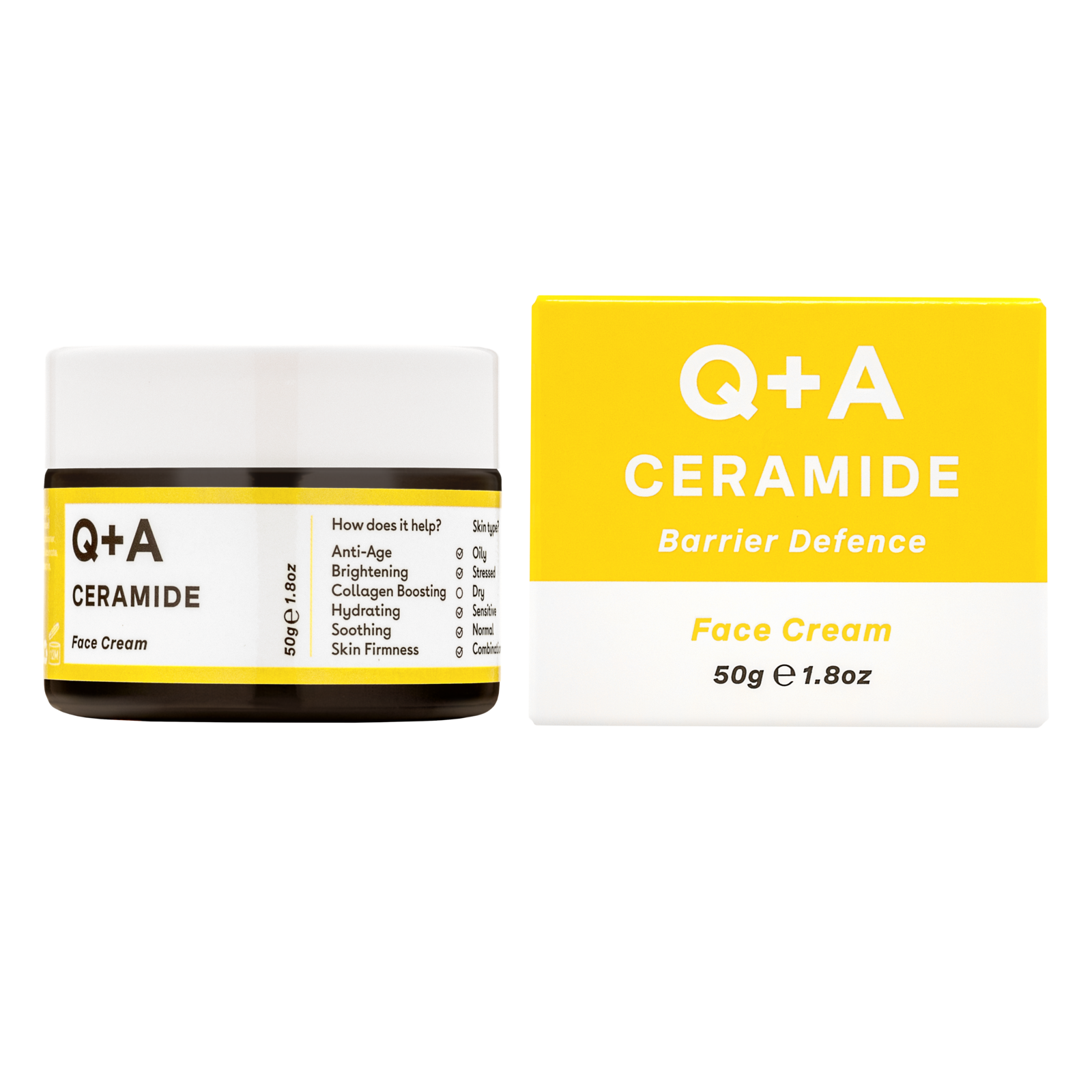 Q+A Ceramide Defence Face Cream