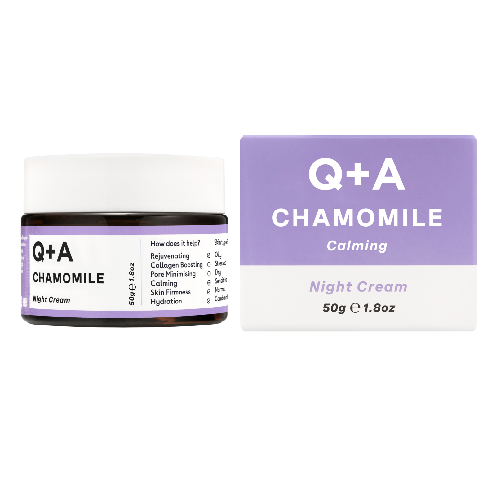 Q+A Chamomile Night Cream