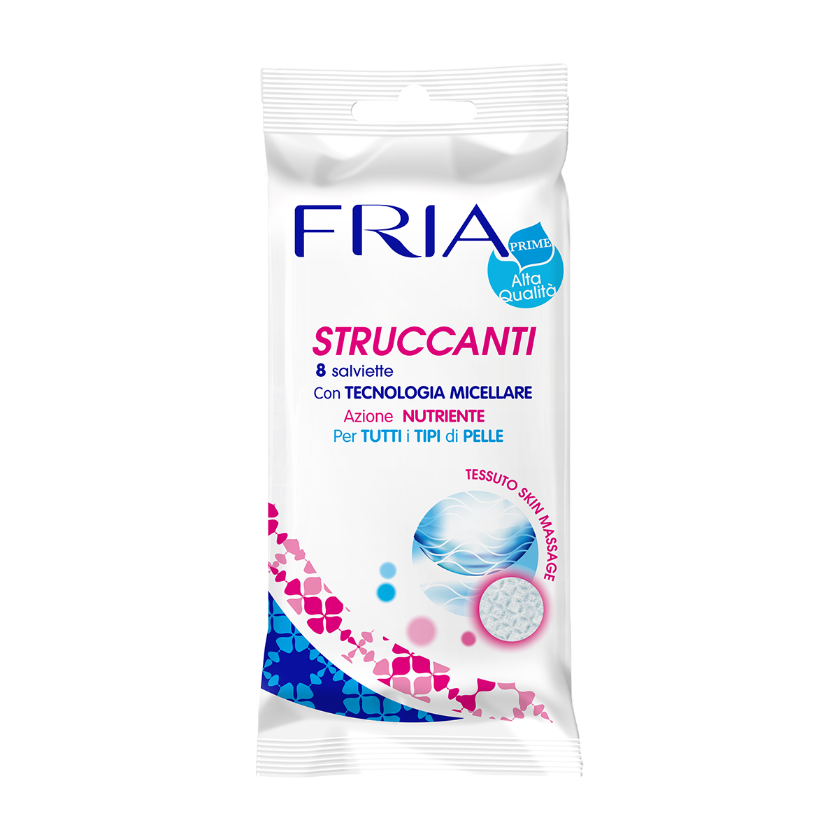Fria Make Up Remover with Micellar Technology Wipes x8 - LUCY MAKEUP STORE  MALTA