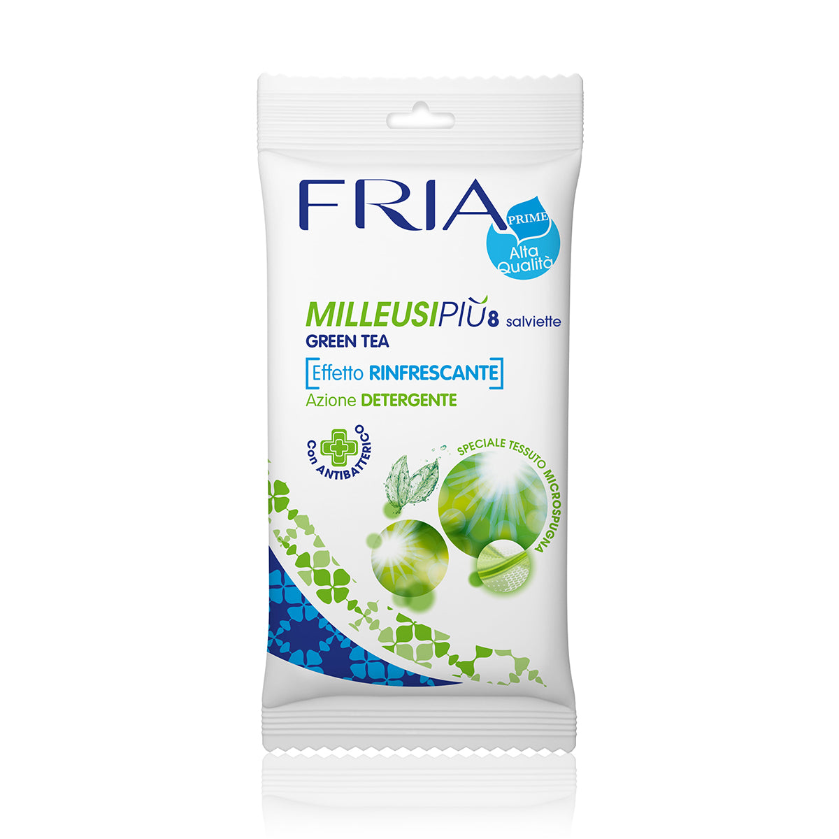 Fria MilleusiPiu Green Tea Wipes x8