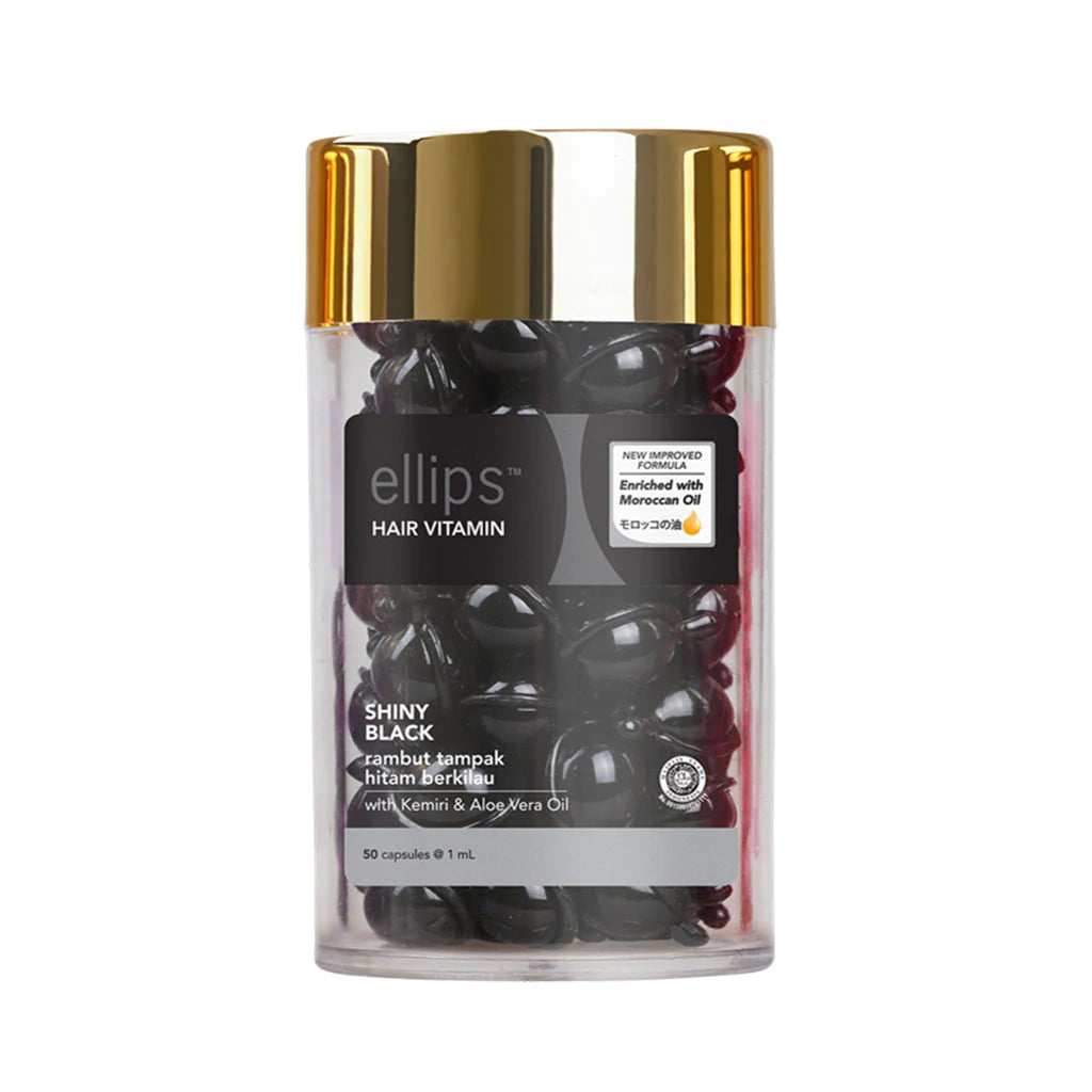 Ellips Shiny Black Jar