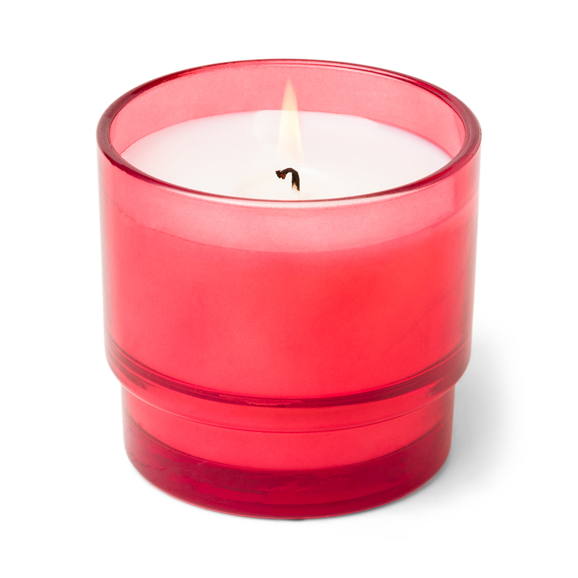 Paddy Wax Al Fresco Glass Candle (198g) - Red - Rosewood Vanilla