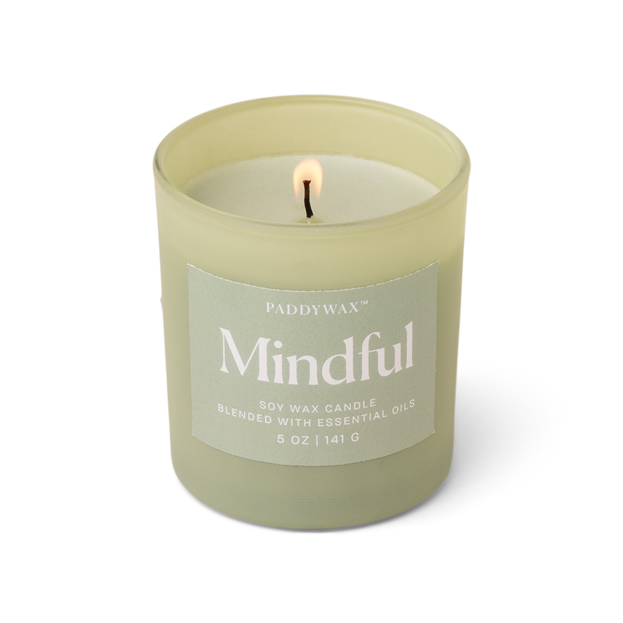 Paddy Wax Wellness Glass Candle (141g) - Green - Mindful