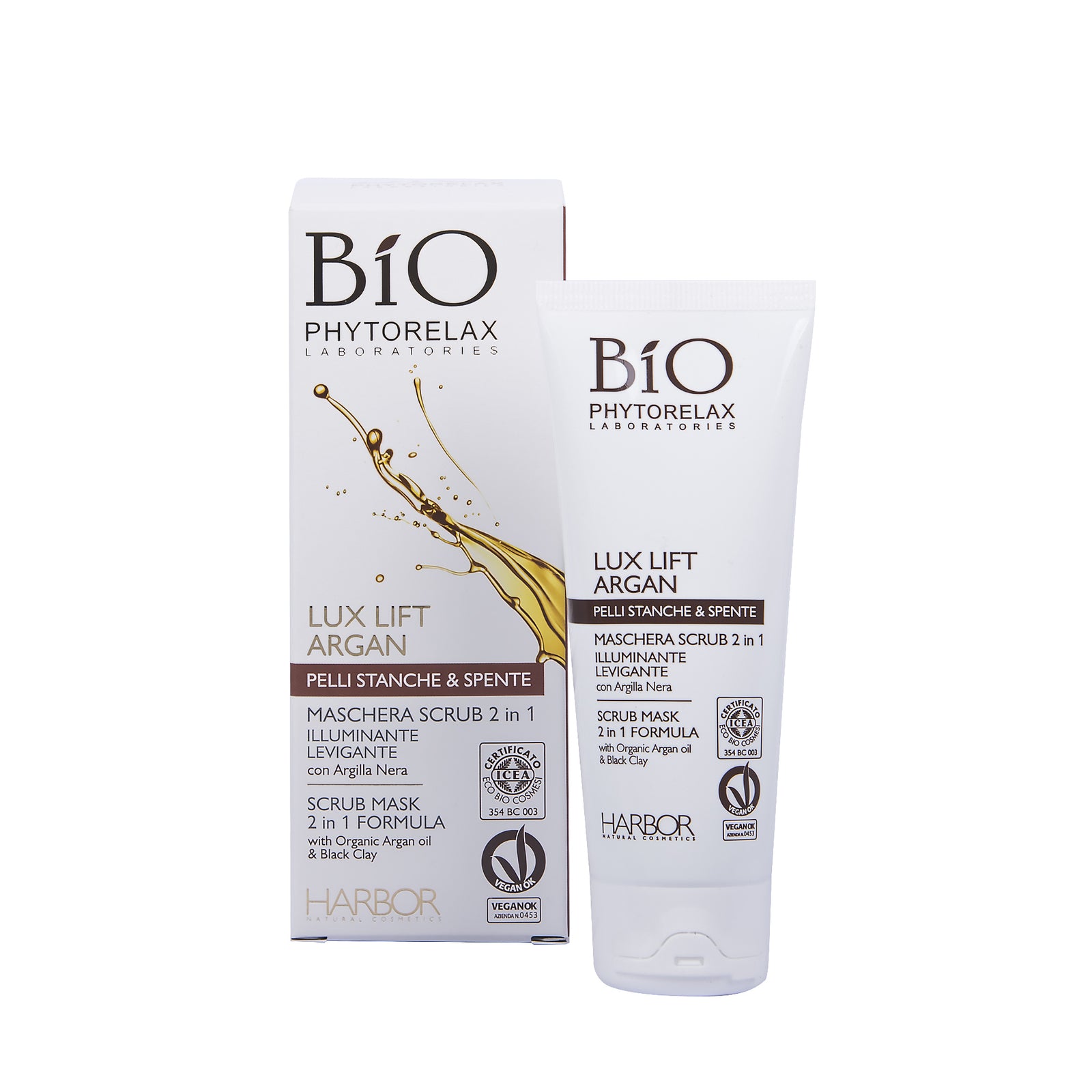 Phytorelax Lux Lift Argan Scrub Mask 2 In 1