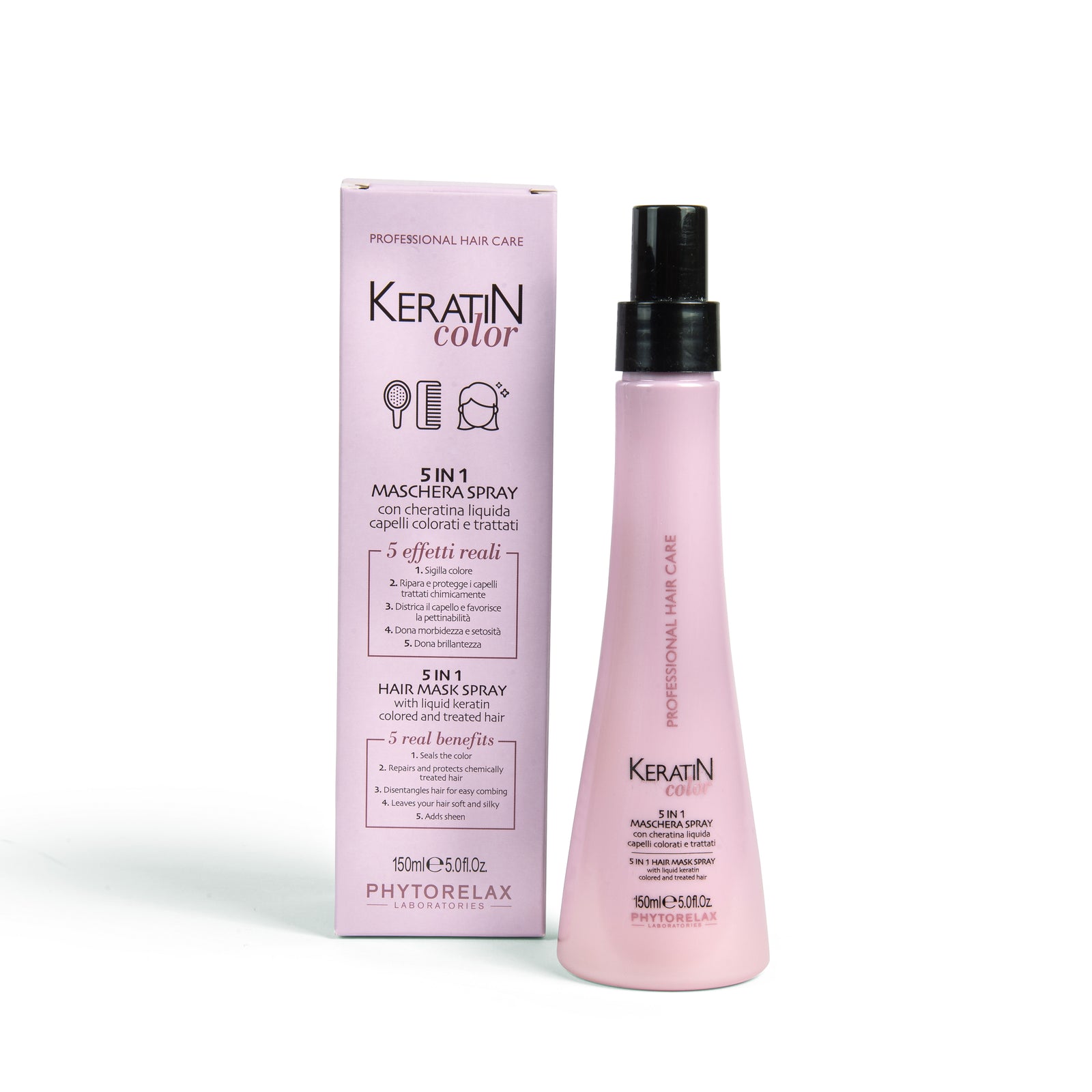 Phytorelax Keratin Color 5 In 1 Mask Spray