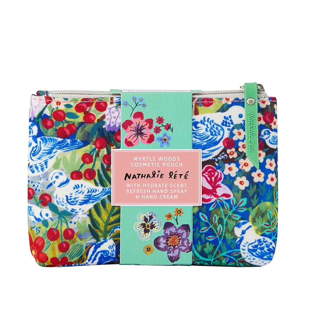 Heathcote & Ivory Nathalie Lete Myrtle Woods Cosmetic Pouch