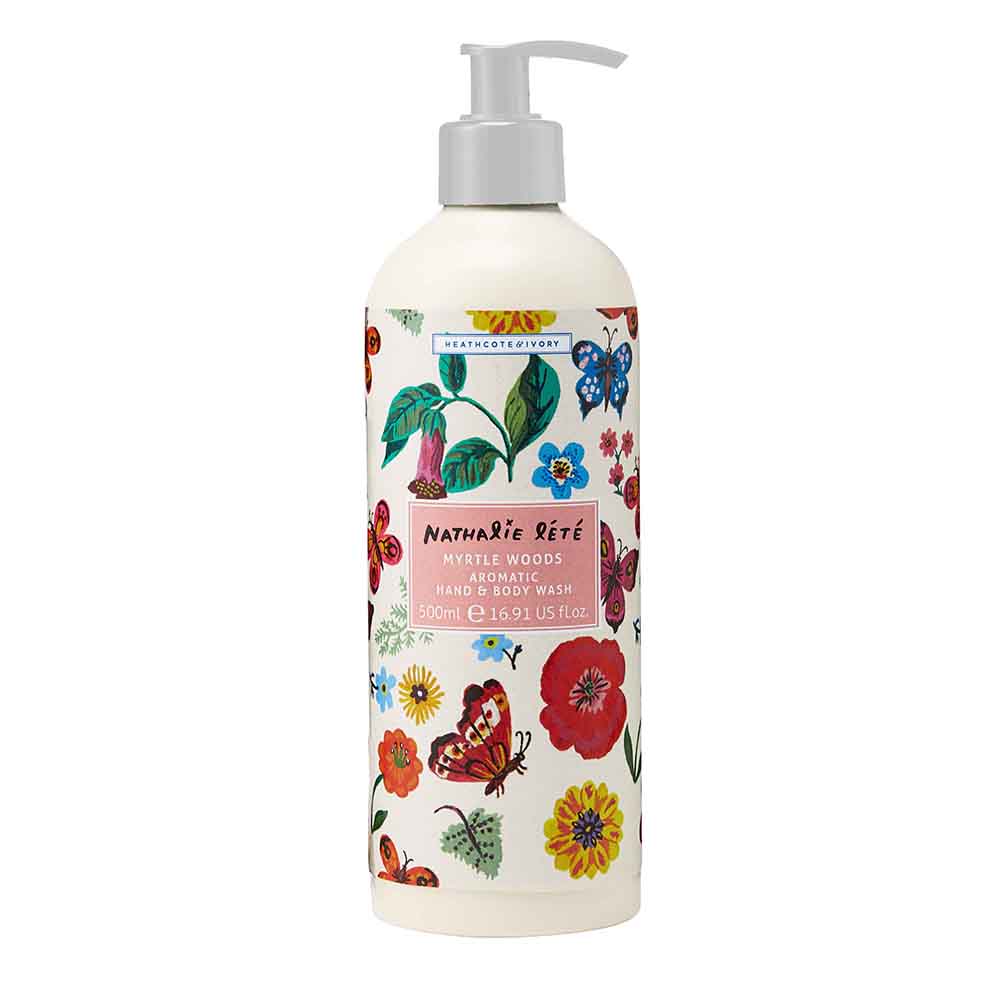 Heathcote & Ivory Nathalie Lete Myrtle Woods Aromatic Hand & Body Wash