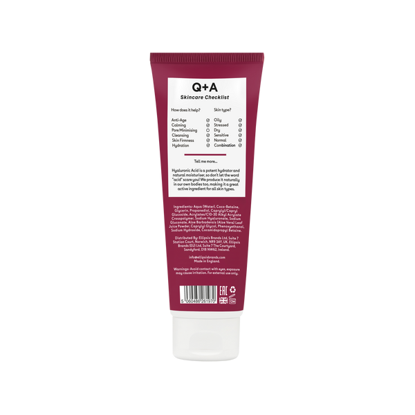 Q+A Hyaluronic Acid Gel Cleanser LUCY MAKEUP STORE MALTA