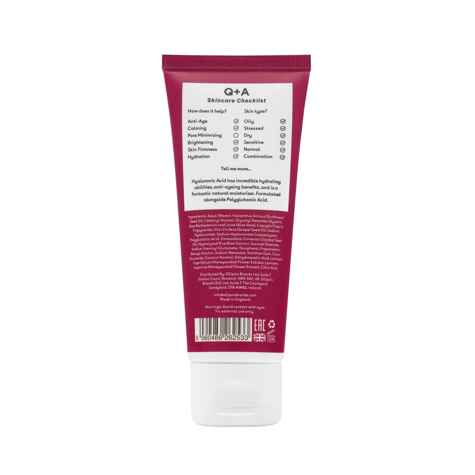 Q+A Hyaluronic Acid Daily Moisturiser