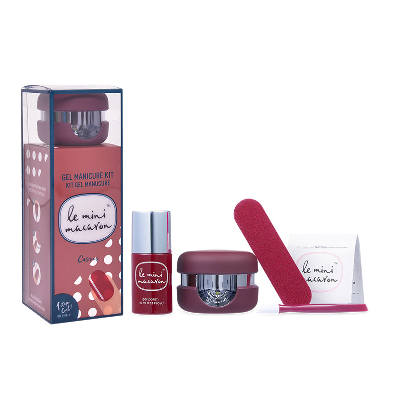 Le Mini Macaron Gel Manicure Kit - Cassis - LUCY MAKEUP STORE MALTA