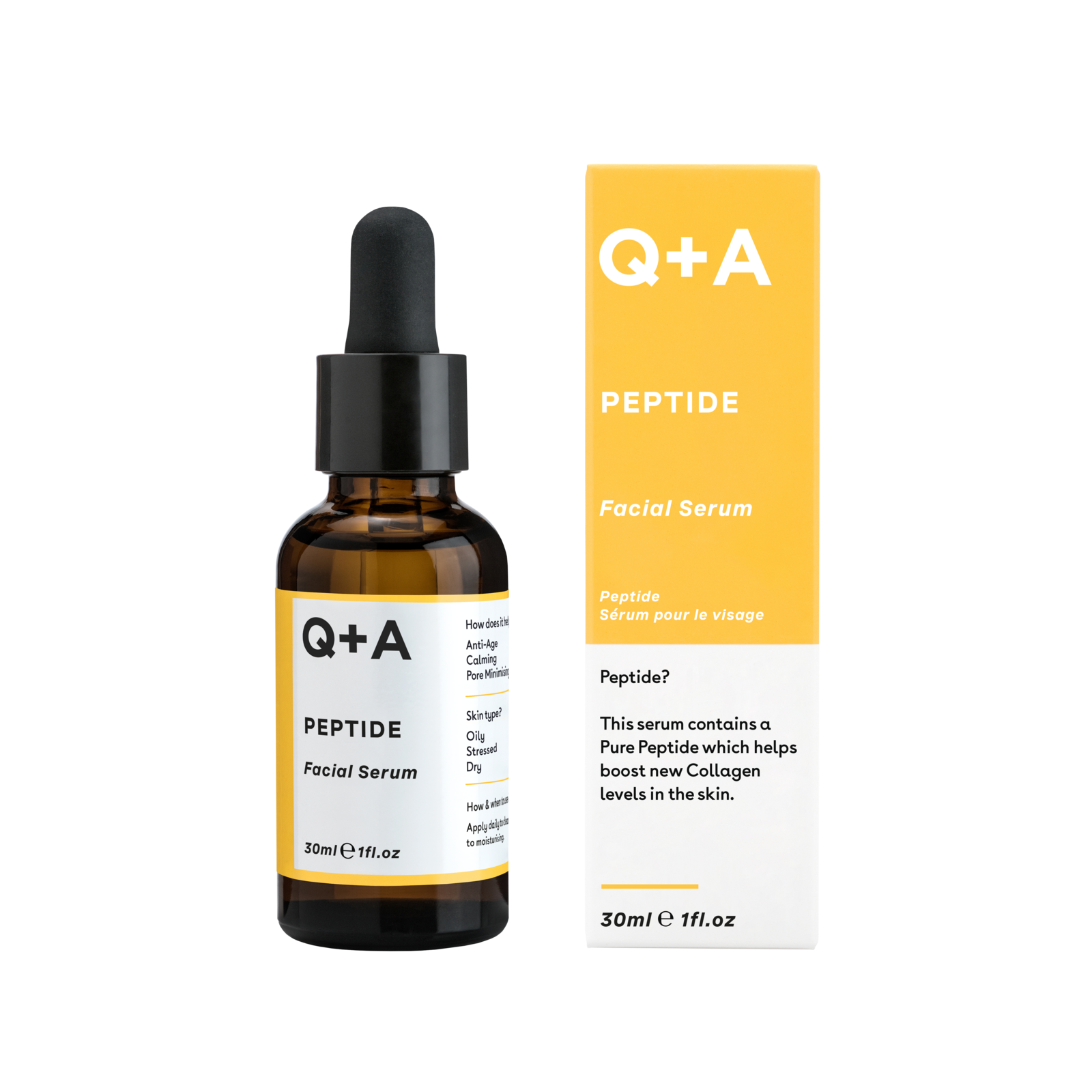 Q+A Peptide Facial Serum