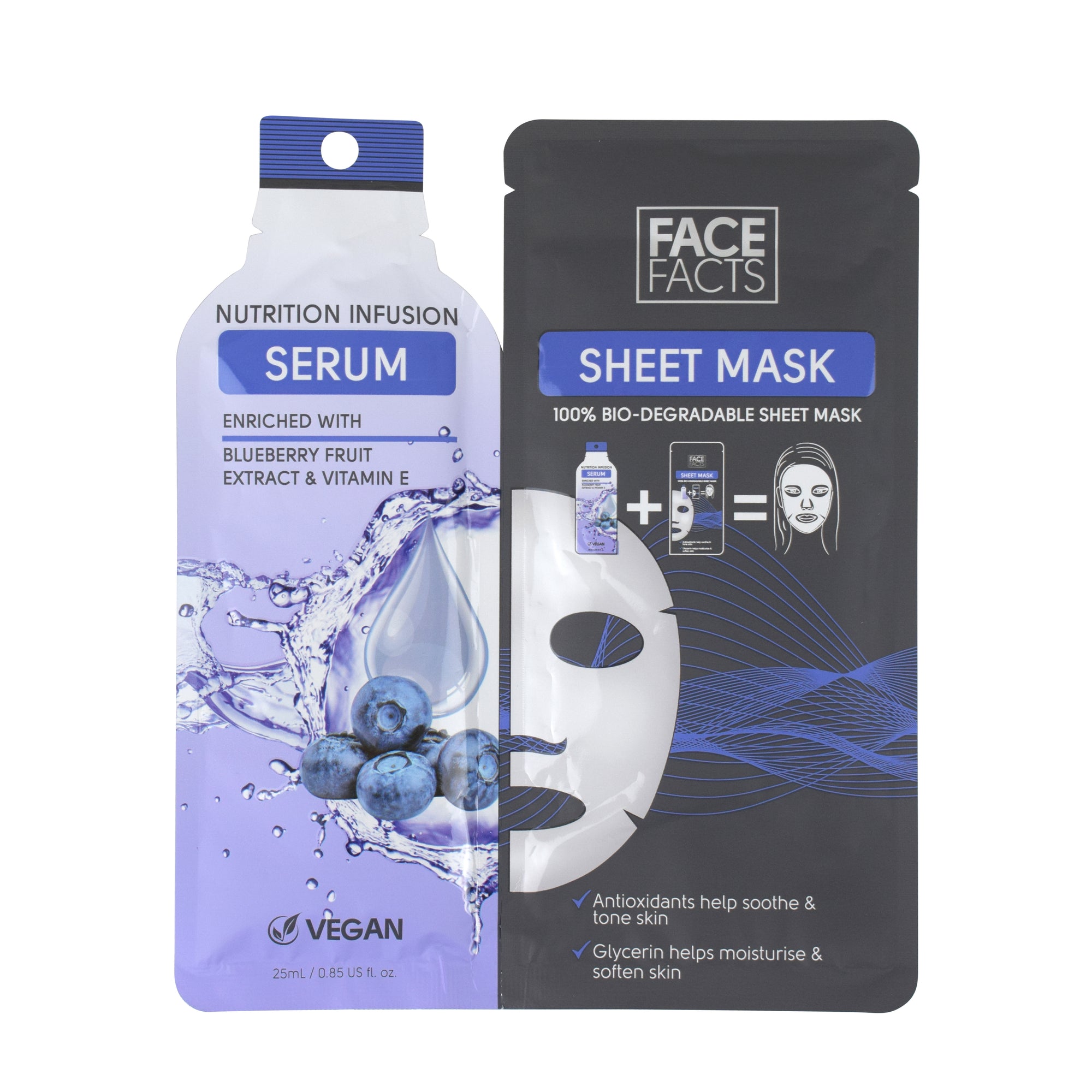 Face Facts Serum Sheet Mask - Nutrition Infusion