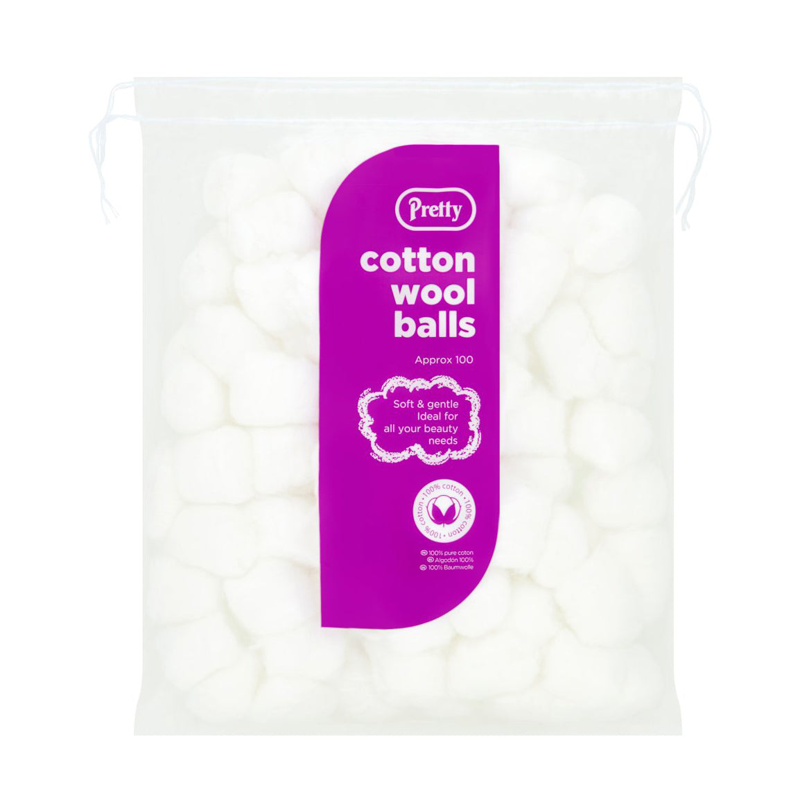 Pretty White Cotton Wool Balls