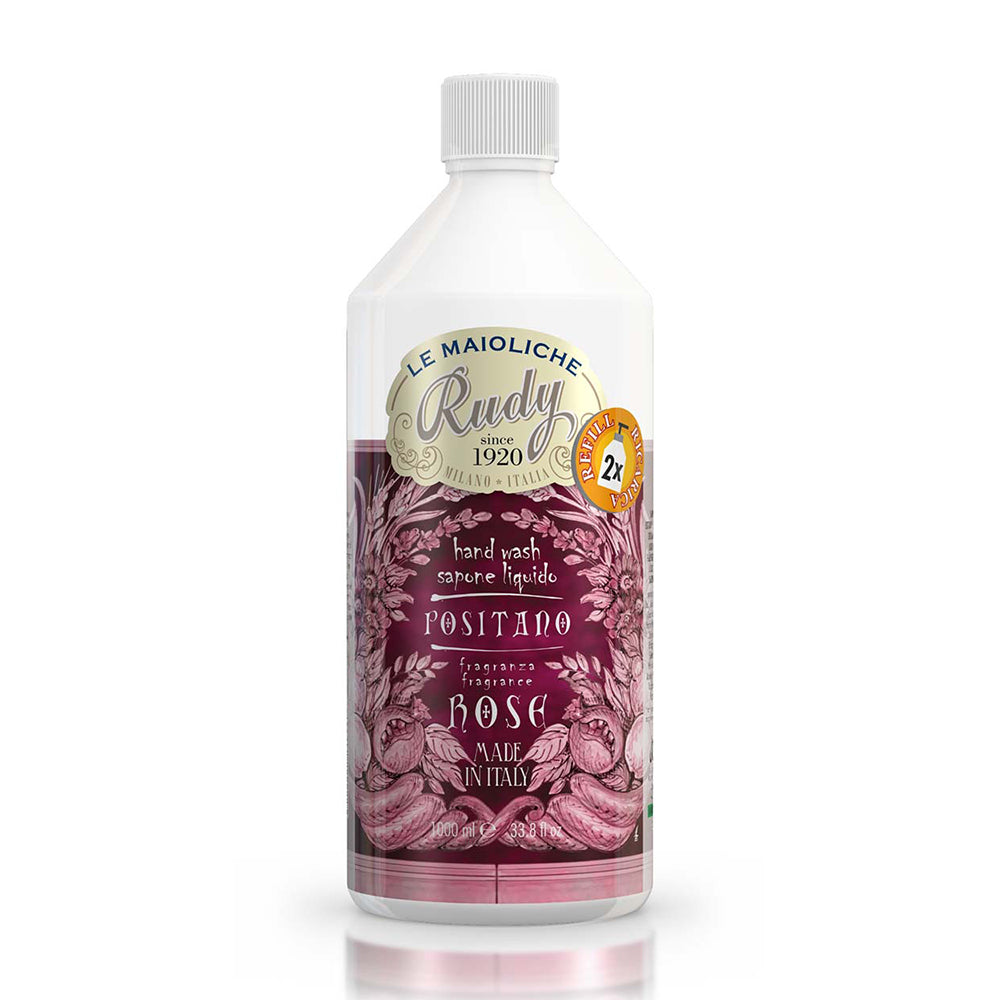 Maioliche Hand Wash Refill  - Positano Rose