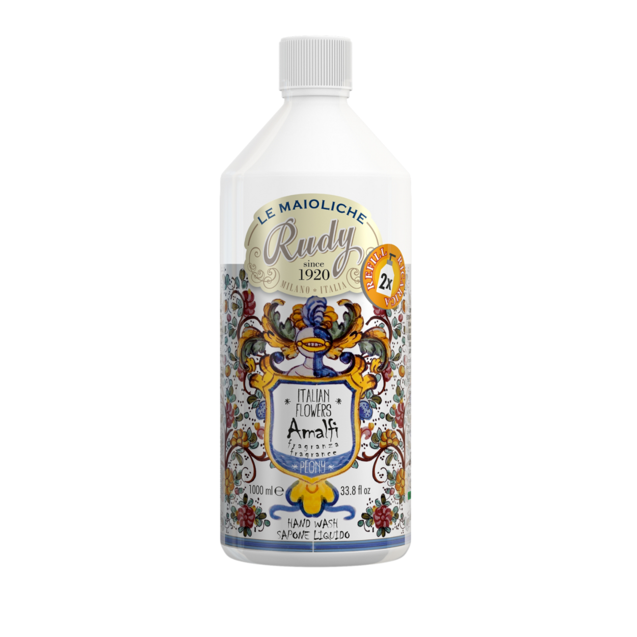 Maioliche Hand Wash Refill  - Amalfi Peony