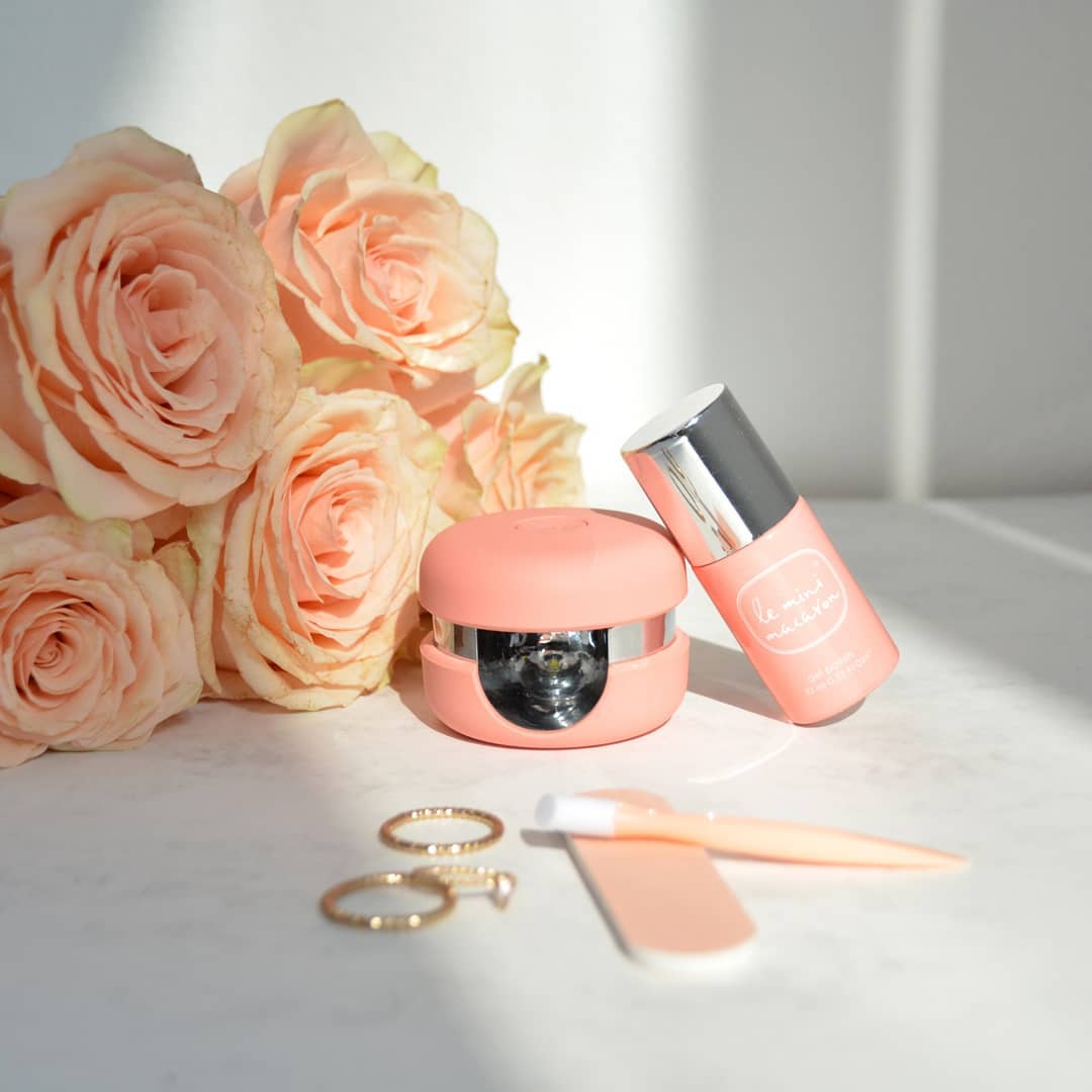 Le Mini Macaron Gel Manicure Kit - Rose Crème