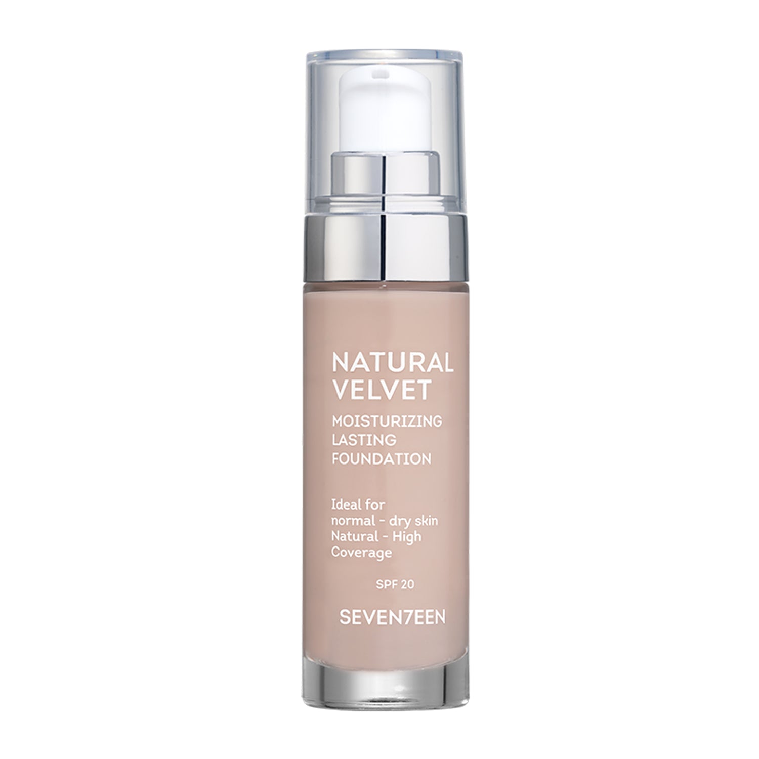 Seventeen Natural Velvet Moisturising Lasting Foundation SPF 20