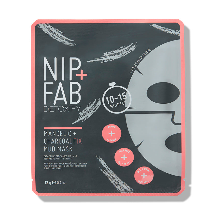 Nip+Fab Charcoal Fix & Mandelic Acid Puryfing Sheet Mask