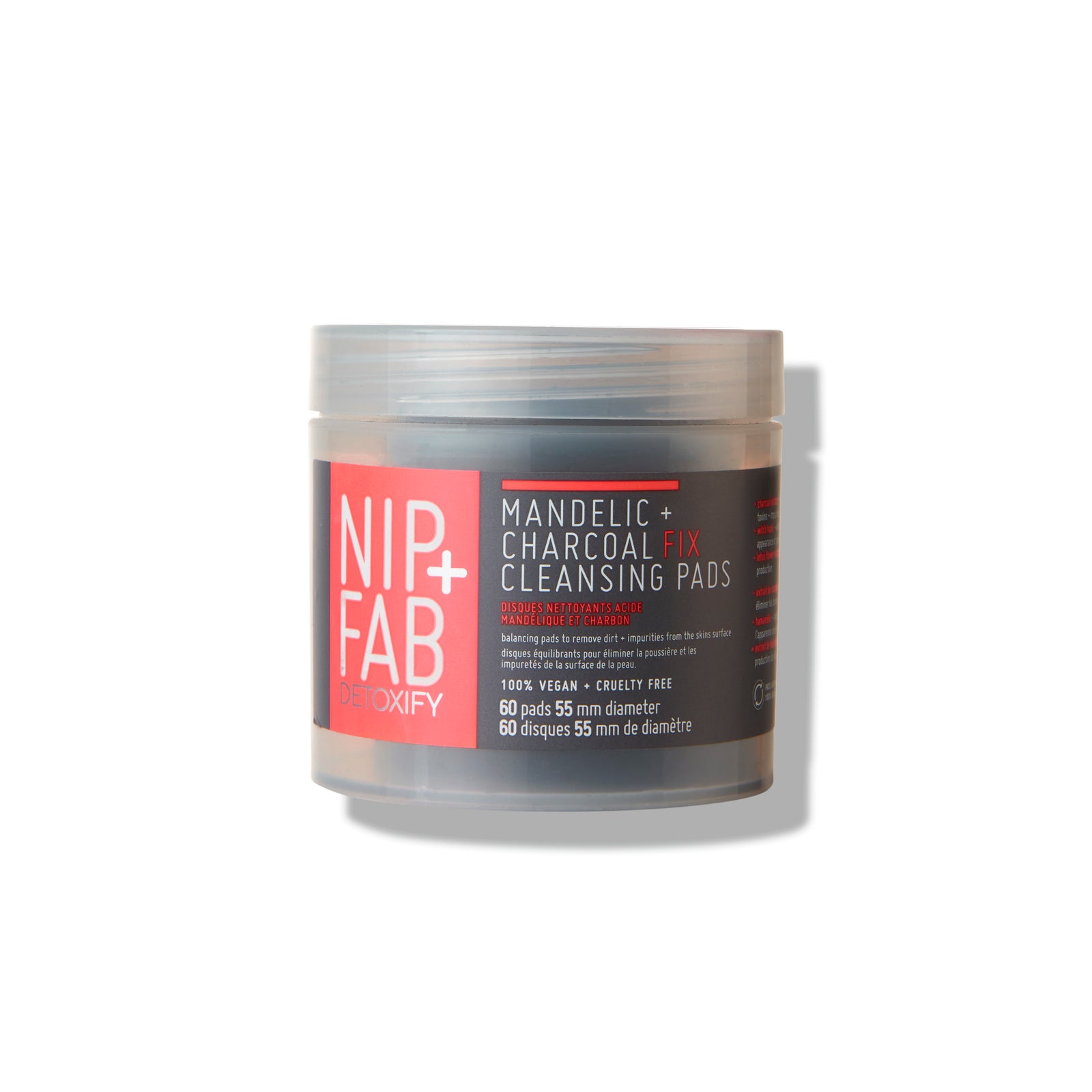 Nip+Fab Charcoal Fix & Mandelic Acid Pads Daily
