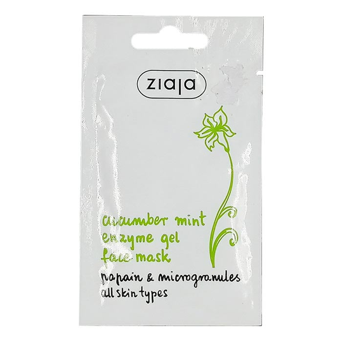 Ziaja Cucumber Mint Enzyme Mask Sachet  7ml